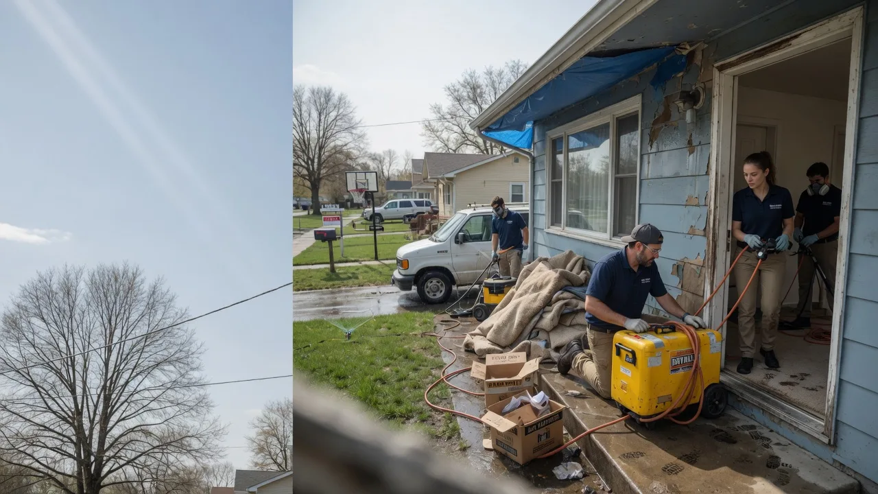 Basement Flood Cleanup in Benedict, ND near me